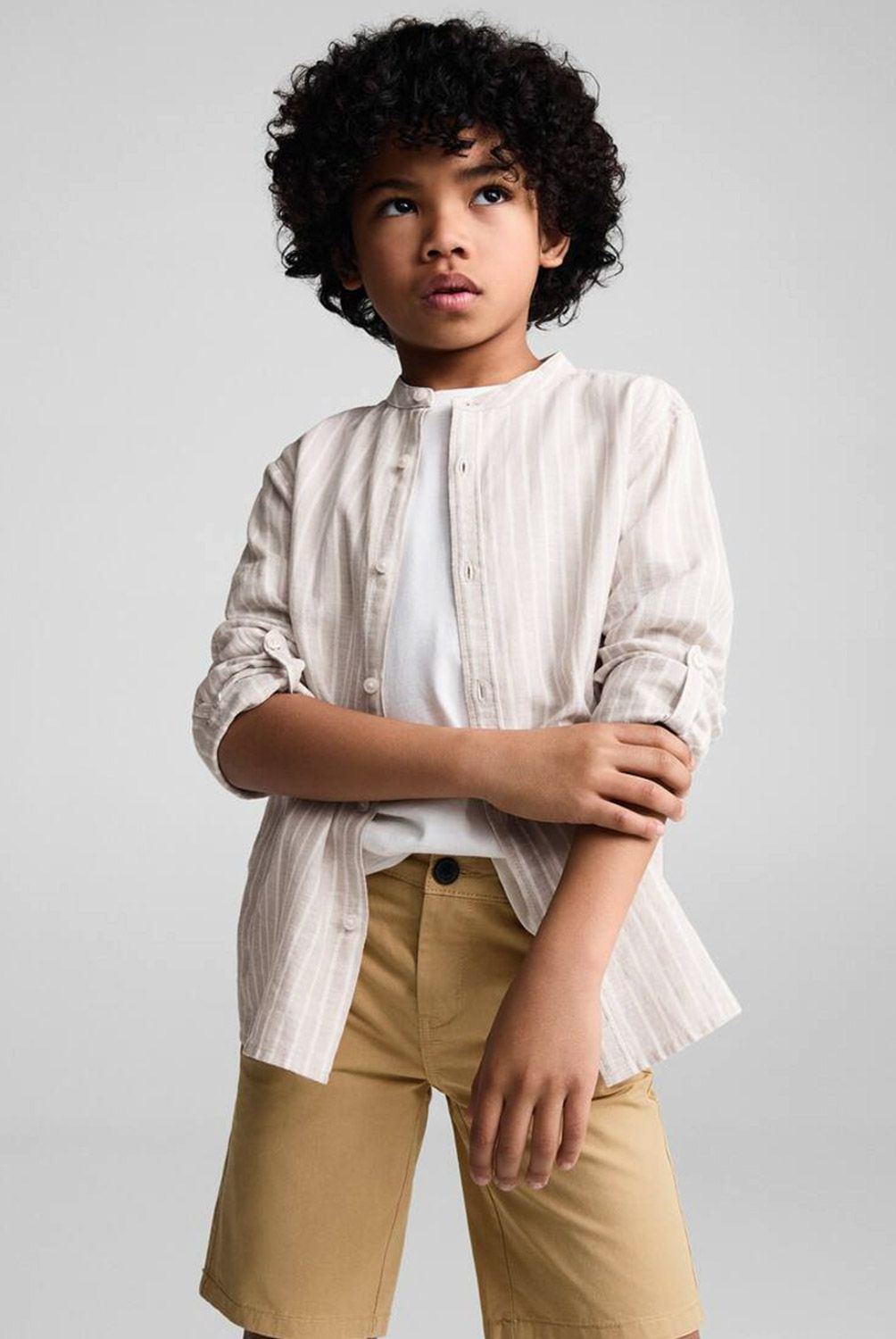 MANGO KIDS - Bermuda Slim Fit Chino Niño Mango Kids