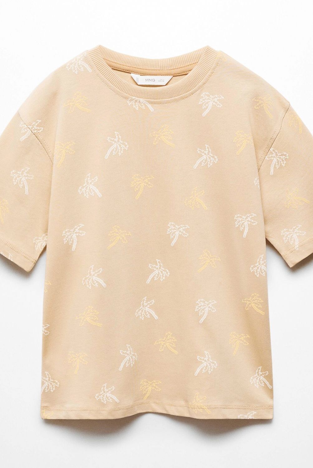 MANGO KIDS - Polera Estampado Palmeras Niño Mango Kids