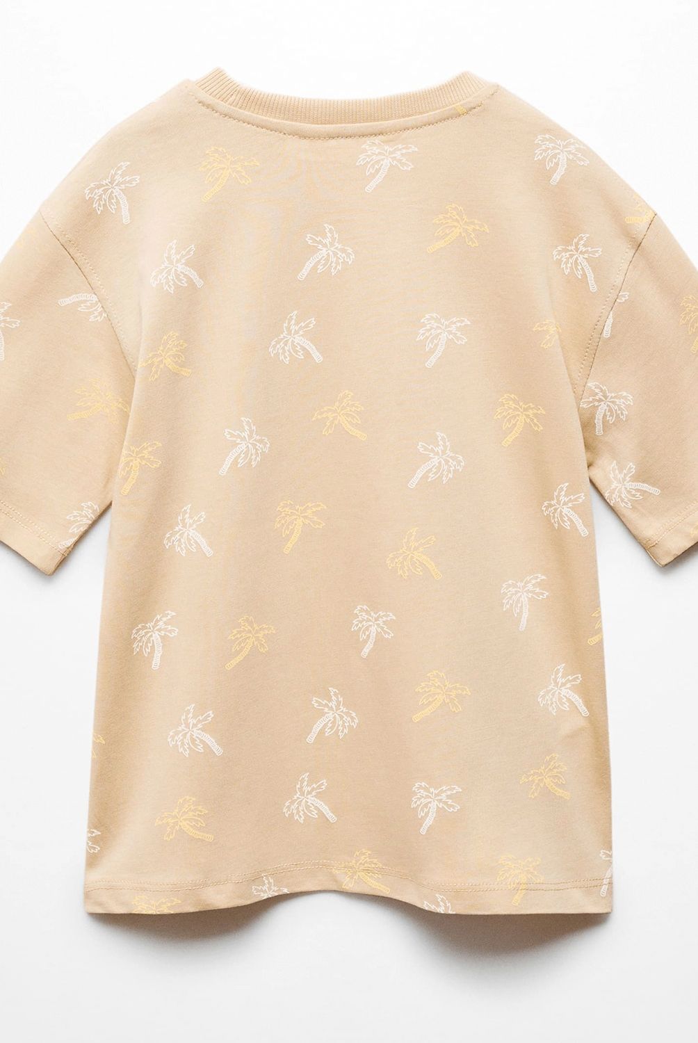 MANGO KIDS - Polera Estampado Palmeras Niño Mango Kids