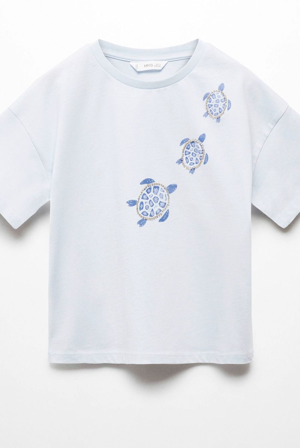 MANGO KIDS - Polera Estampado Tortuga Niña Mango Kids