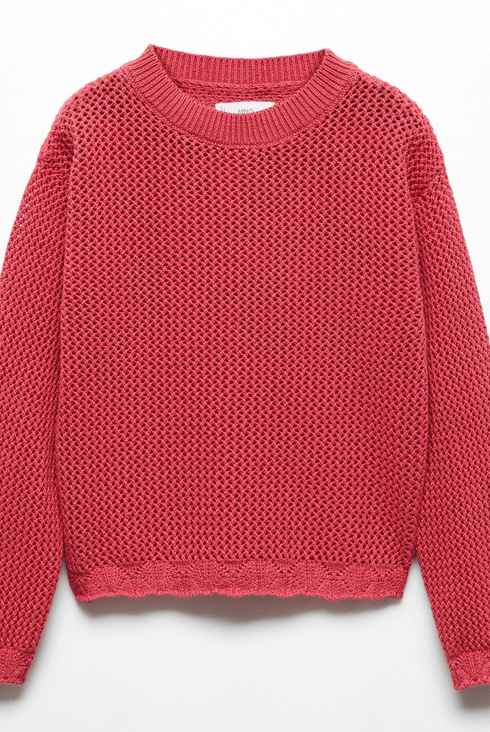 MANGO KIDS - Sweater Punto Calado Niña Mango Kids