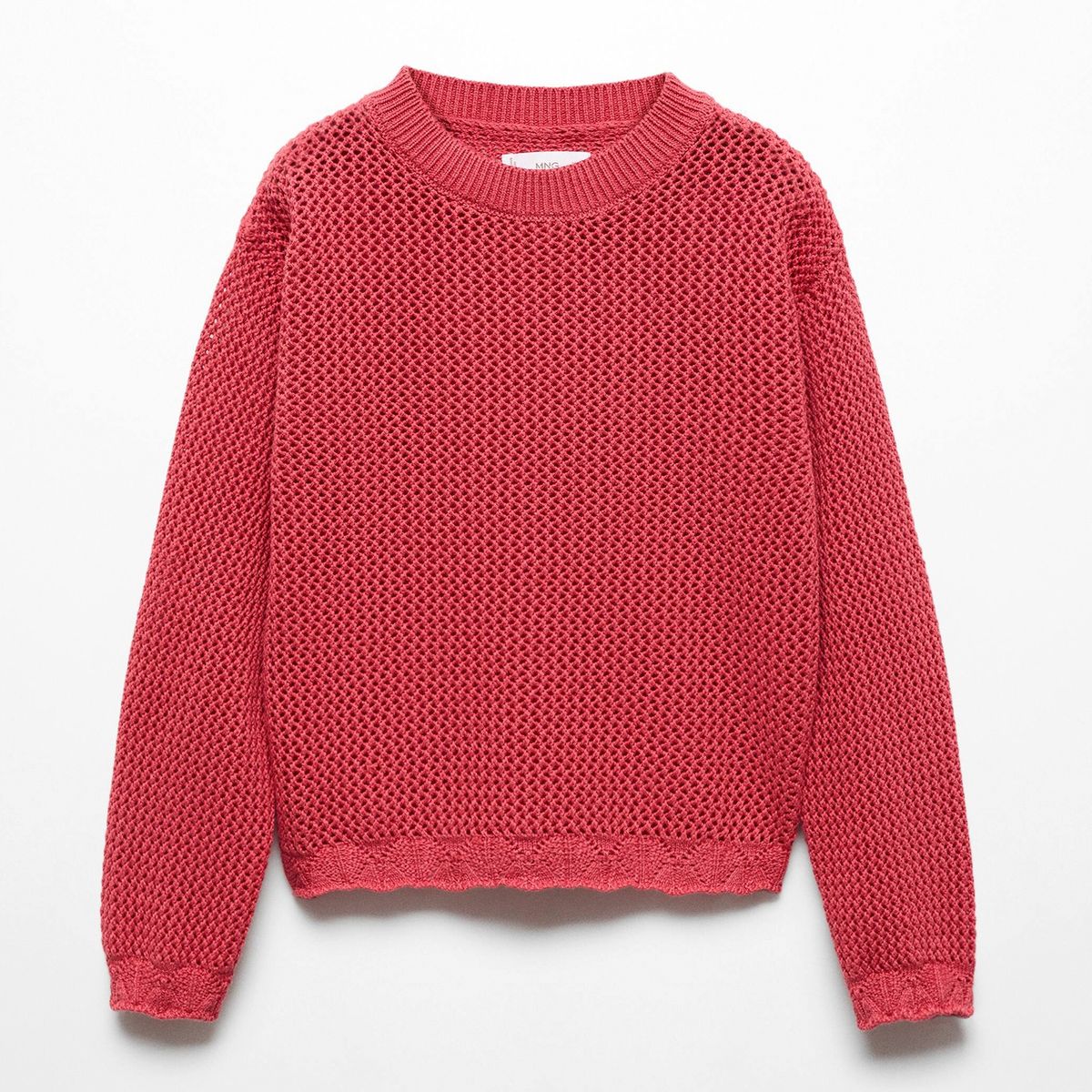 MANGO KIDS - Sweater Punto Calado Niña Mango Kids