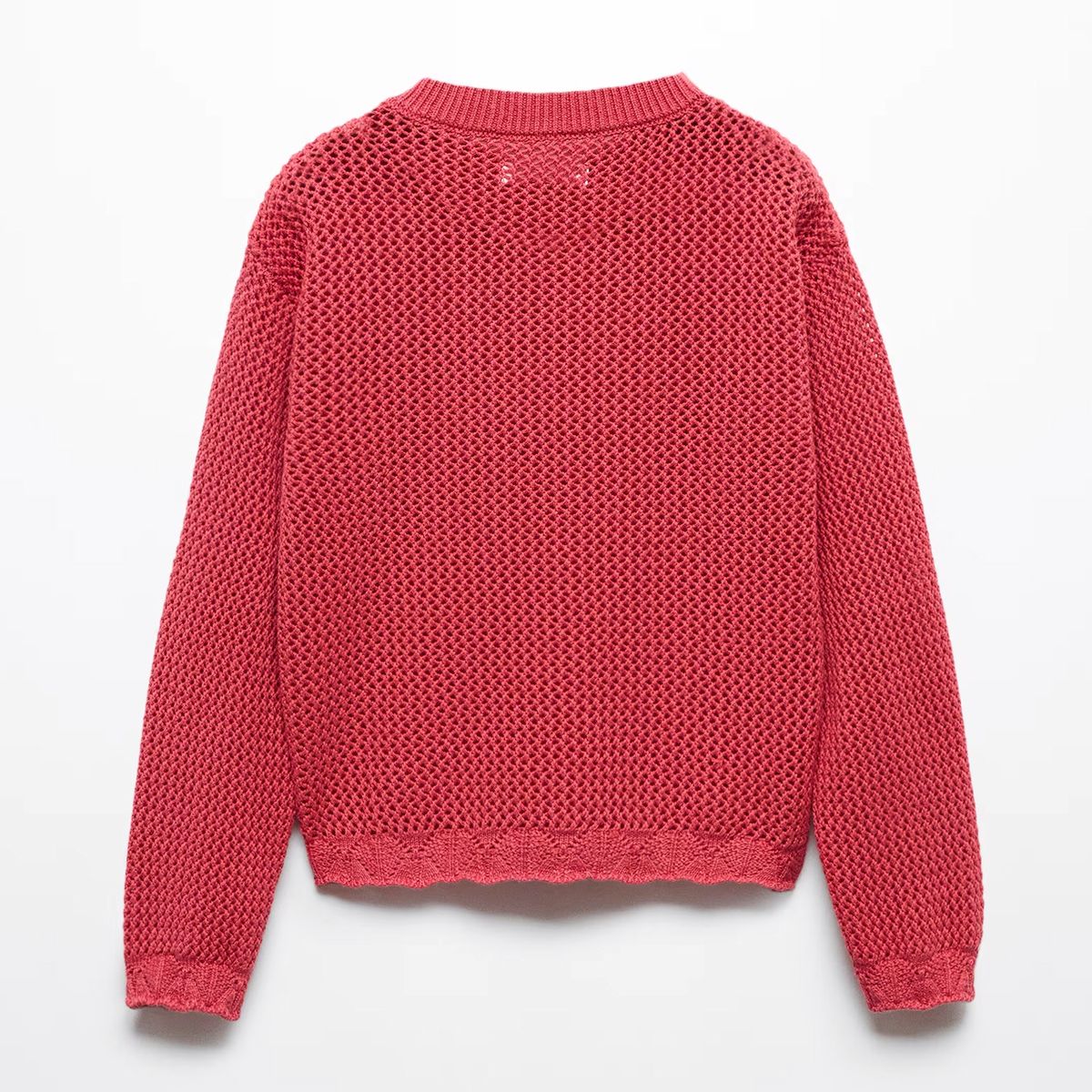 MANGO KIDS - Sweater Punto Calado Niña Mango Kids