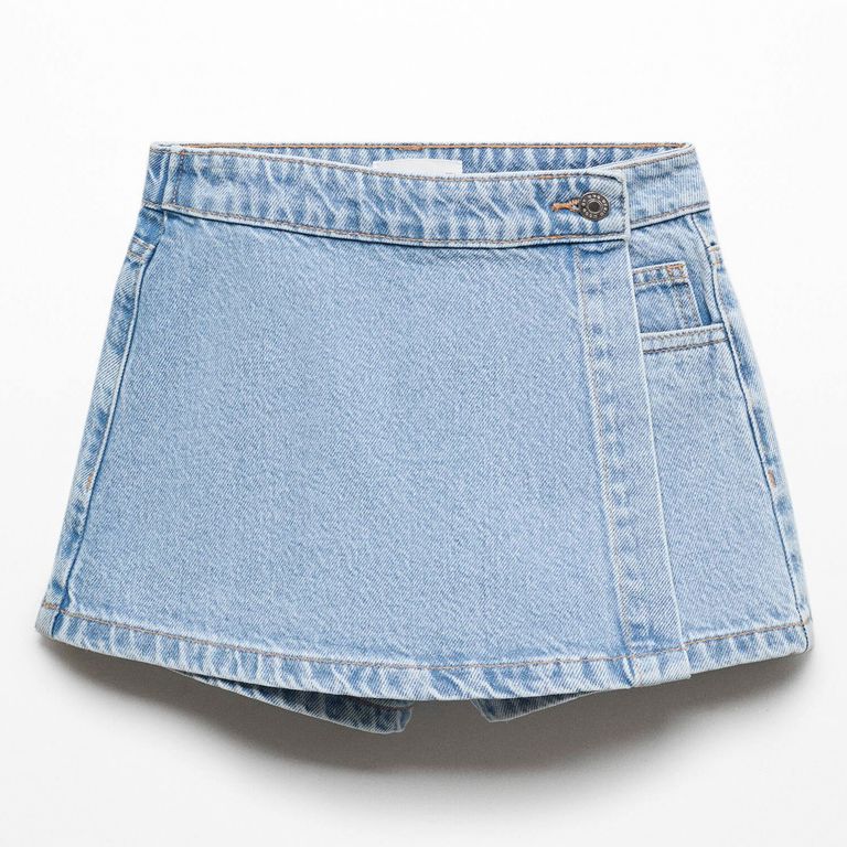 MANGO KIDS Falda Pantalón Vaquera Niña Mango Kids