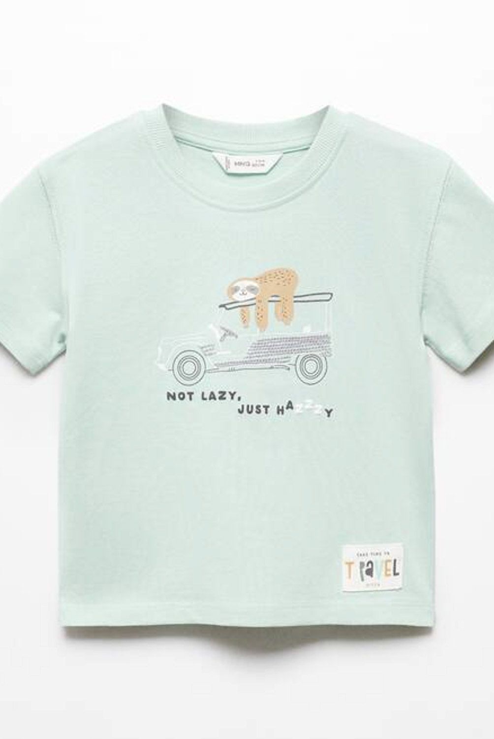 MANGO KIDS - Polera Algodón Dibujo Bebé Niño Mango Kids