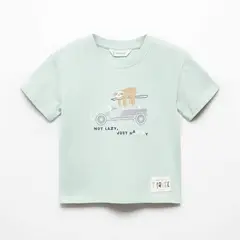MANGO KIDS - Polera Algodón Dibujo Bebé Niño