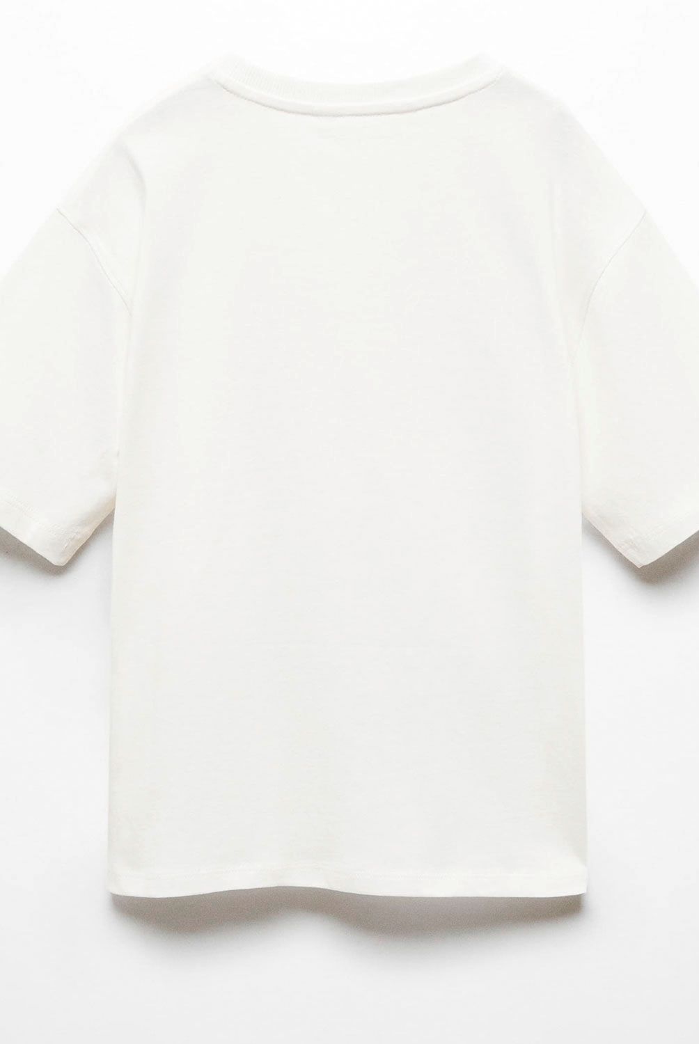 MANGO KIDS - Polera Mensaje Estampado Niño Mango Kids