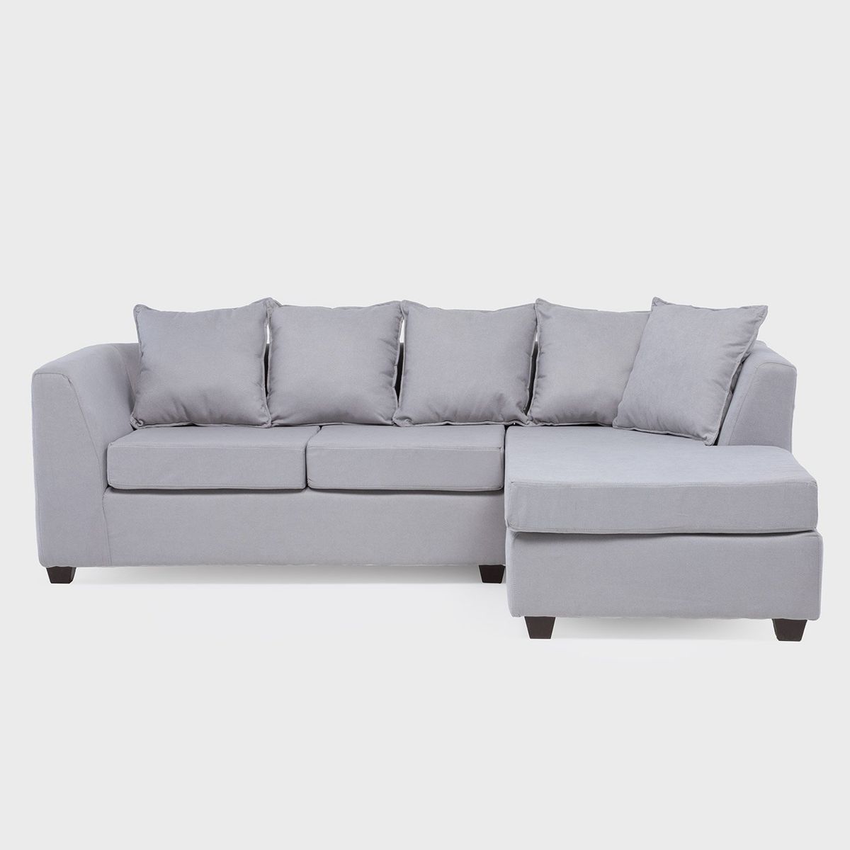 JDO & DESIGN - Sofá Seccional Derecho Tela Lara Velvet Mica