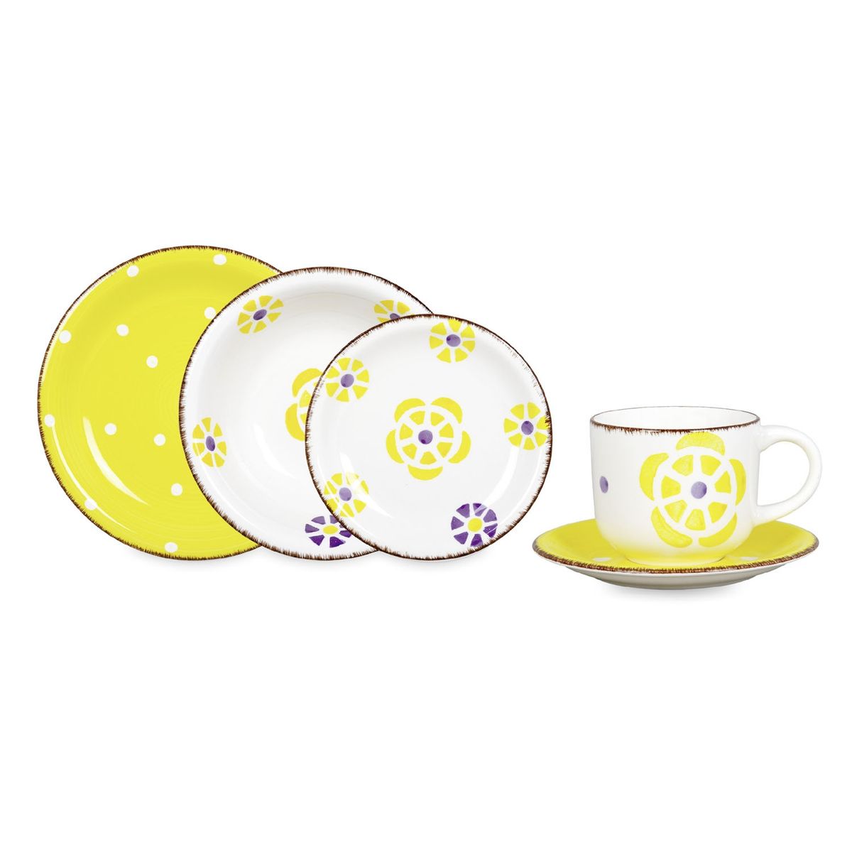 HALLEN - Juego De Vajilla Combo 66 Piezas Hallen