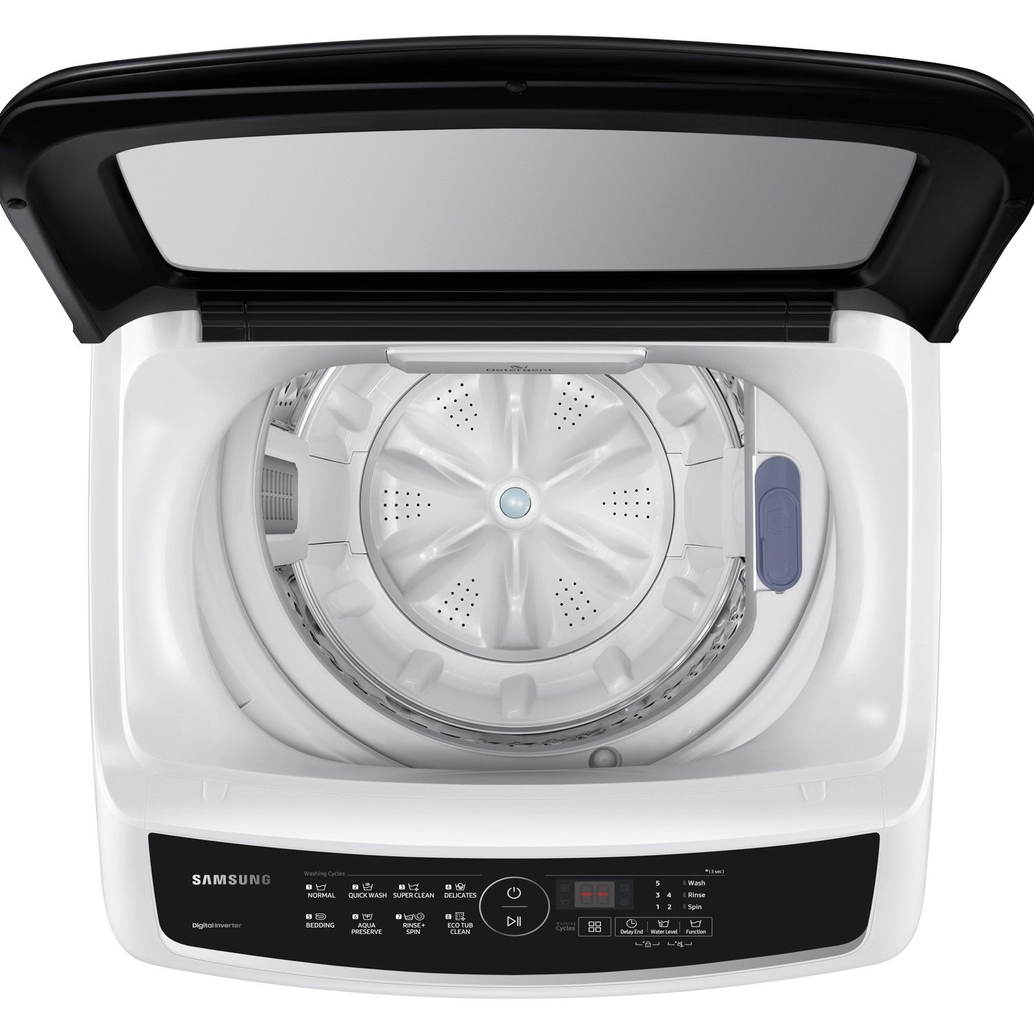 Lavarropa Samsung Inverter de carga superior, 8 kg