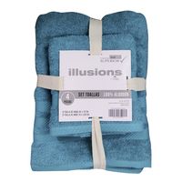 Juego De Toallas 400 G Turquesa