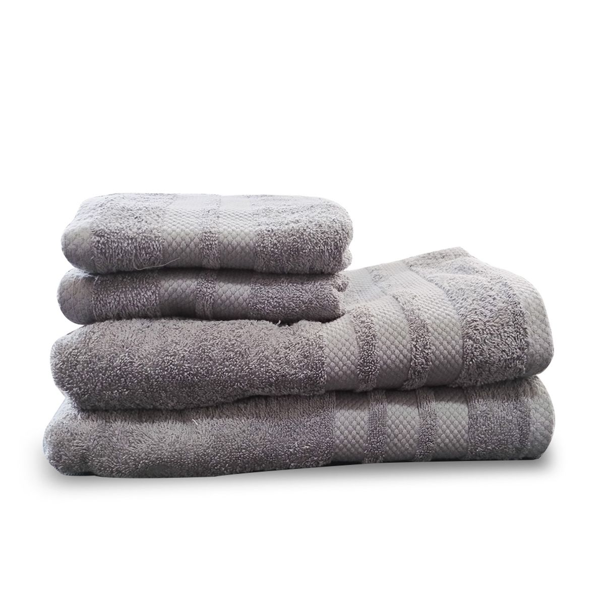 ILLUSIONS - Juego De Toallas 400 G Gris Illusions