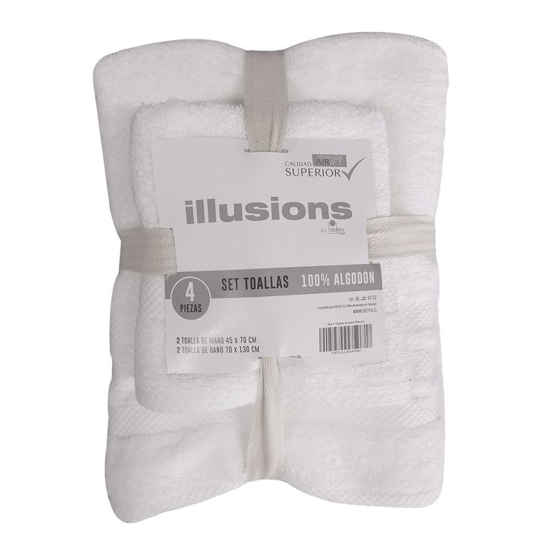 Juego De Toallas 400 G Blanco