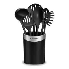 CUISINART - Set Utensilios de Cocina 6 Piezas + Base Porta Utensilios