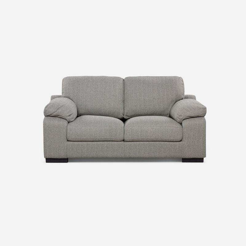 ROSEN - Sofá 2 Cuerpos Bolonia Gris Rosen