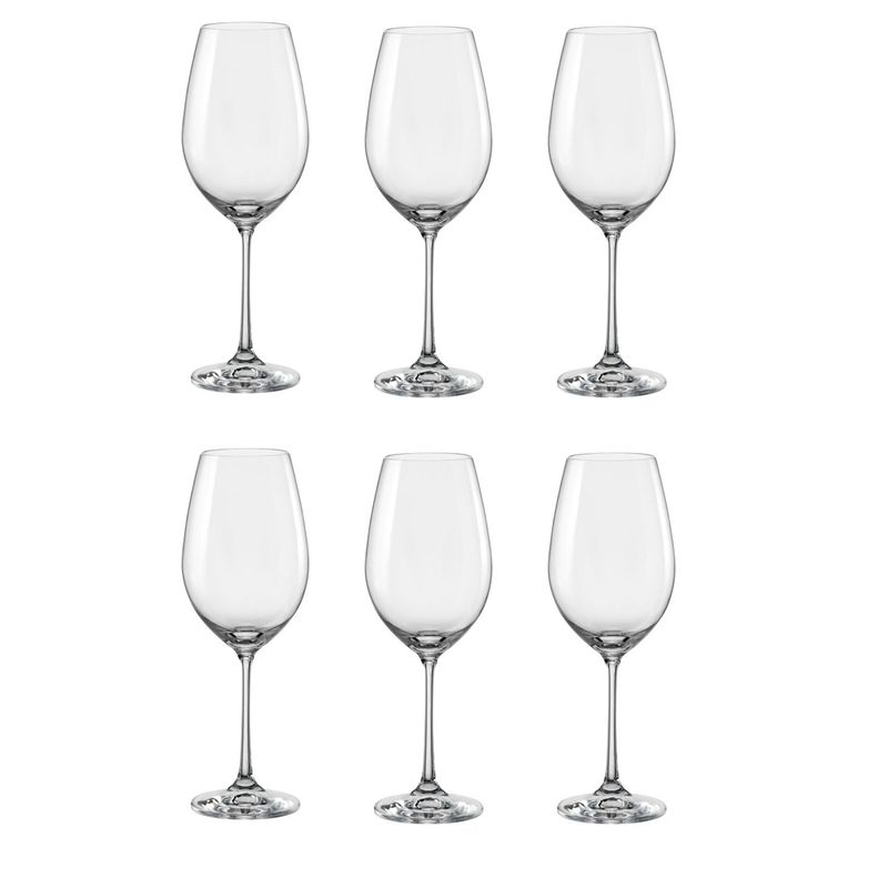 BOHEMIA - Set 6 Copas Vino Cristal Viola 350 ml Bohemia