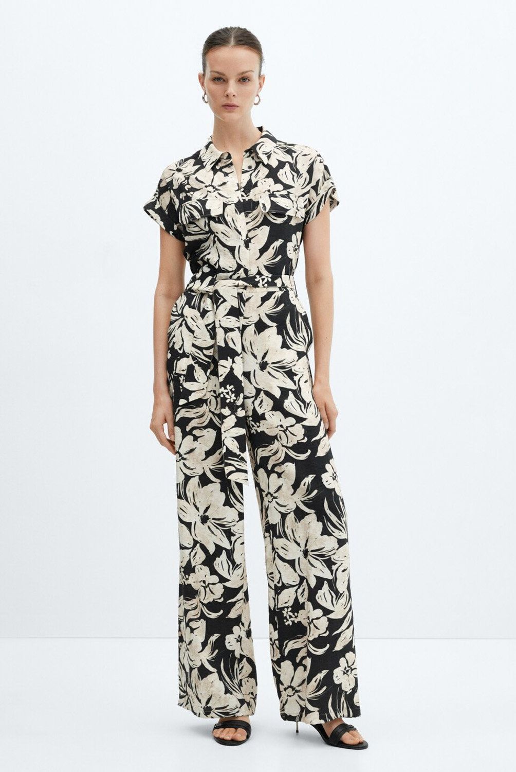 MANGO - Enterito Estampado Floral Mujer Mango