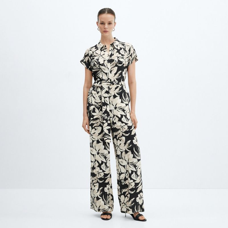 MANGO - Enterito Estampado Floral Mujer Mango