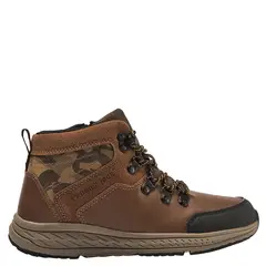 PANAMA JACK - Zapatilla Urbana Niño Cuero Café (34 a 38)
