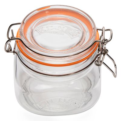 Imagen 2 del producto Frasco Cuadrado Con Cierre Clip 0.5Lt