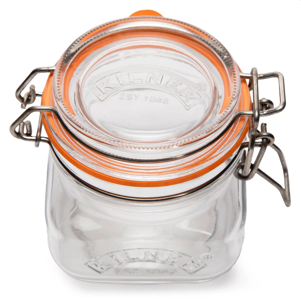 KILNER - Frasco Cuadrado Con Cierre Clip 0.25Lt Kilner
