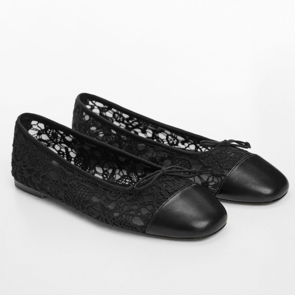 MANGO - Ballerina Mujer Negro Mango