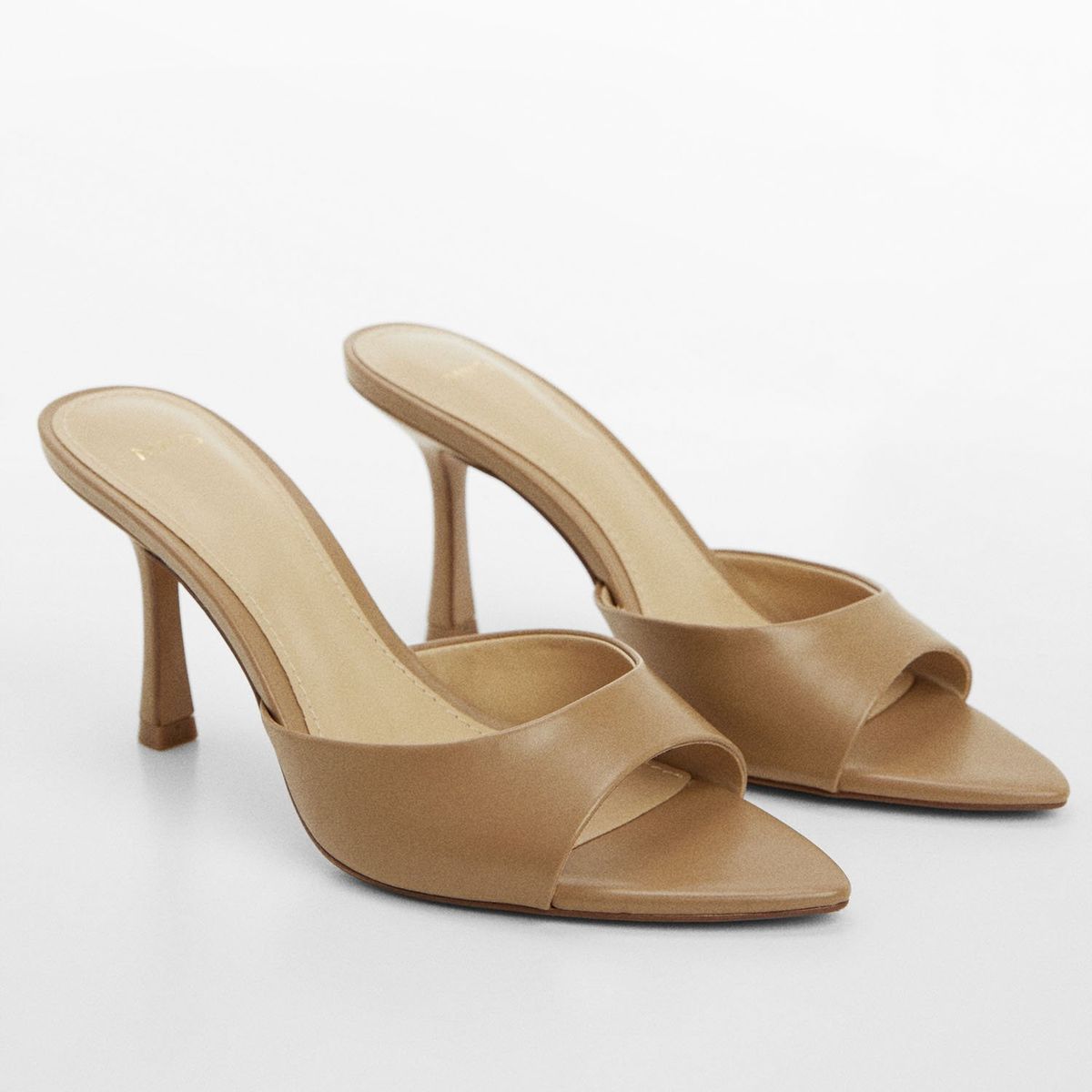 MANGO - Sandalia Mujer Beige Mango