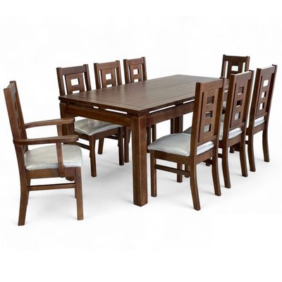 Imagen 2 del producto Juego De Comedor 6 Sillas + 2 Sitiales Roma Chocolate