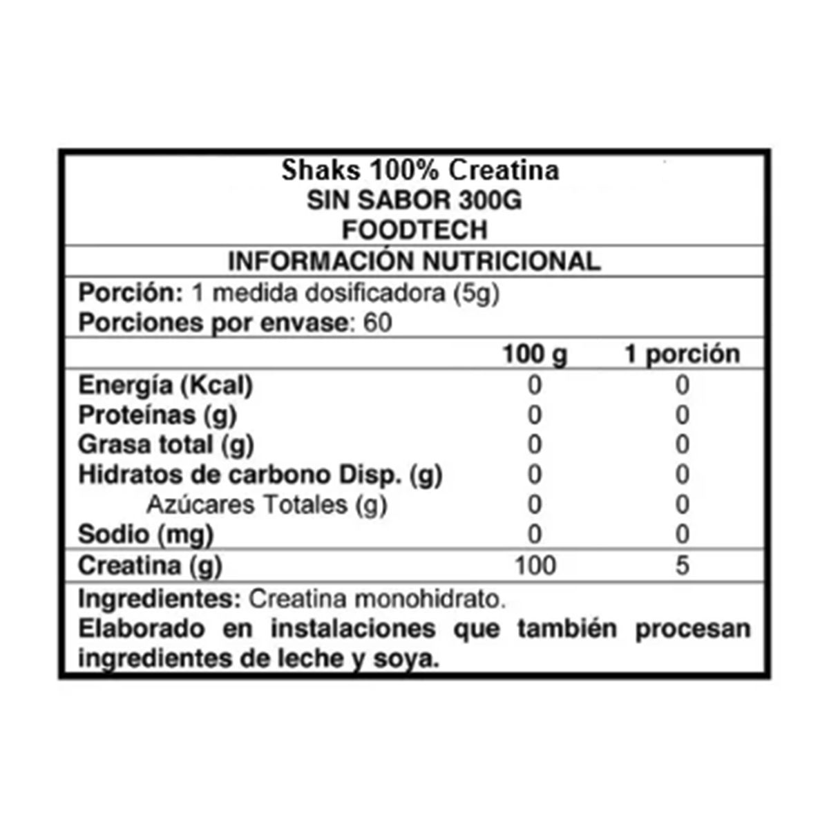 FOODTECH - Creatina Suplemento Deportivo Foodtech