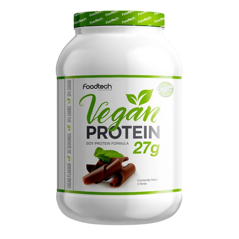 FOODTECH Proteína Vegan Protein 2LB Cacao