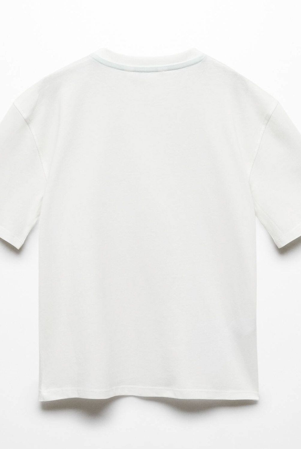 MANGO KIDS - Polera Algodón Niño Estampada Tiburón Mango Kids