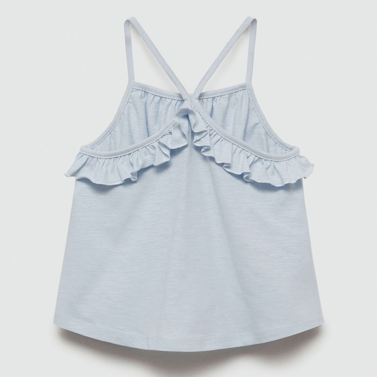 MANGO KIDS - Polera Tirantes Volante Niña Mango Kids