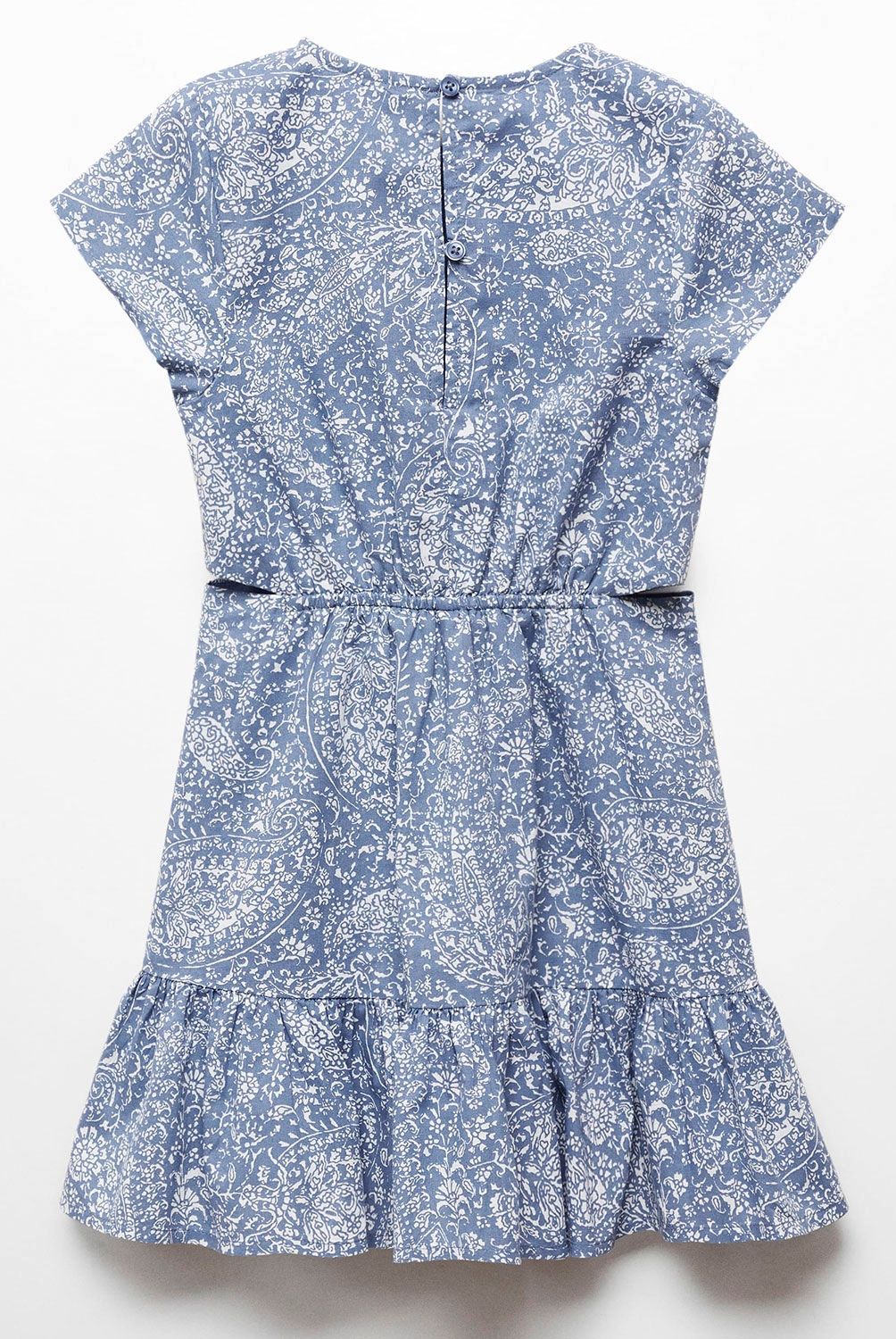 MANGO KIDS - Vestido Estampado Aberturas Niña Mango Kids