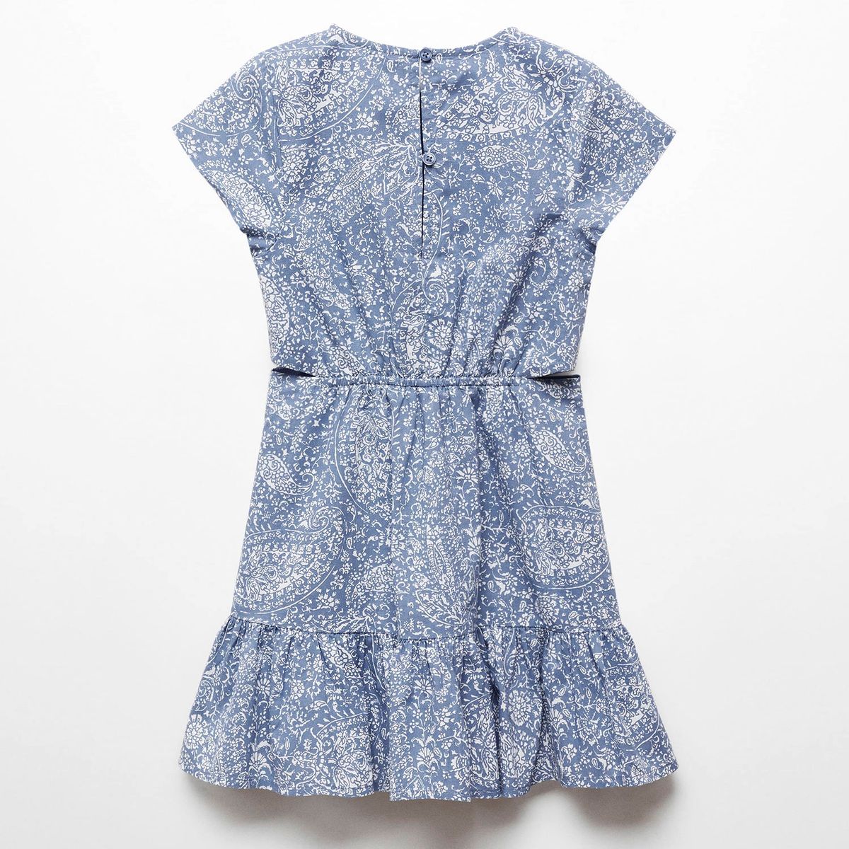 MANGO KIDS - Vestido Estampado Aberturas Niña Mango Kids