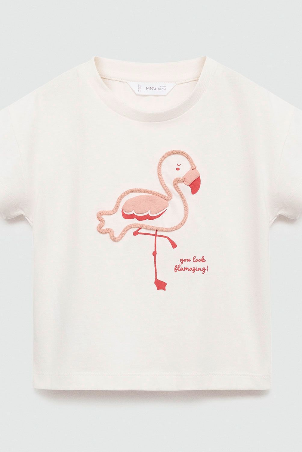 MANGO KIDS - Polera Estampada Algodón Bebé Niña Mango Kids