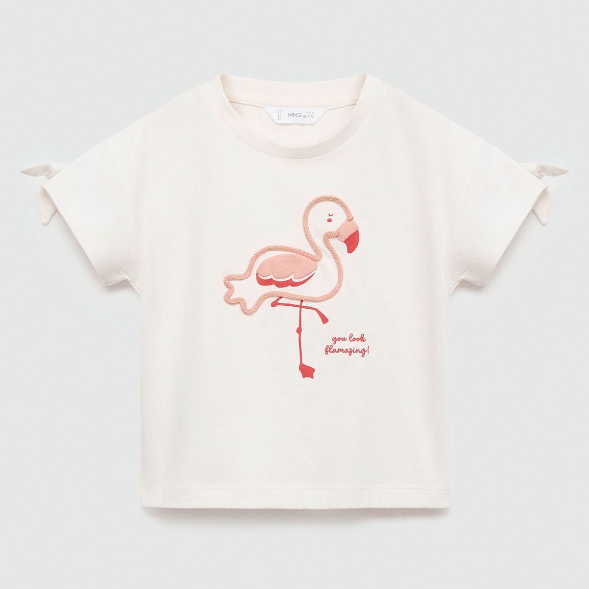 MANGO KIDS - Polera Estampada Algodón Bebé Niña Mango Kids