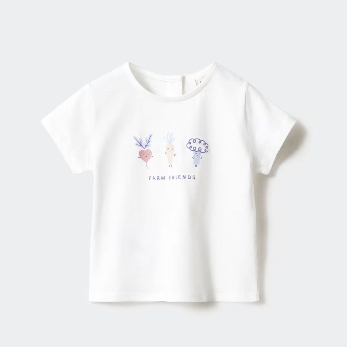 MANGO KIDS - Polera Estampada Algodón Unisex Bebé Mango Kids