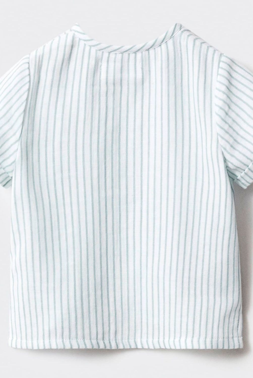 MANGO KIDS - Camisa Algodón Rayas Unisex Bebé Mango Kids
