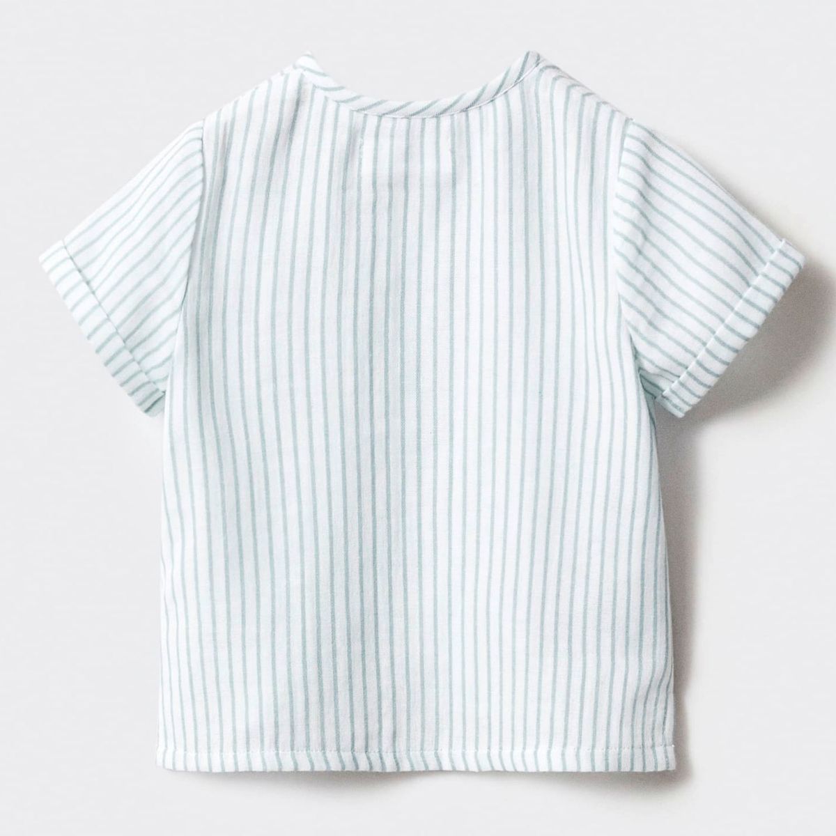 MANGO KIDS - Camisa Algodón Rayas Unisex Bebé Mango Kids