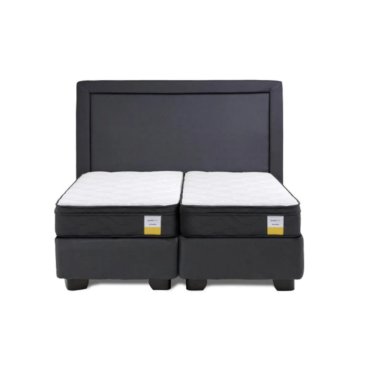 MICA - Cama Europea Duplex Eurotop King + Respaldo Mica