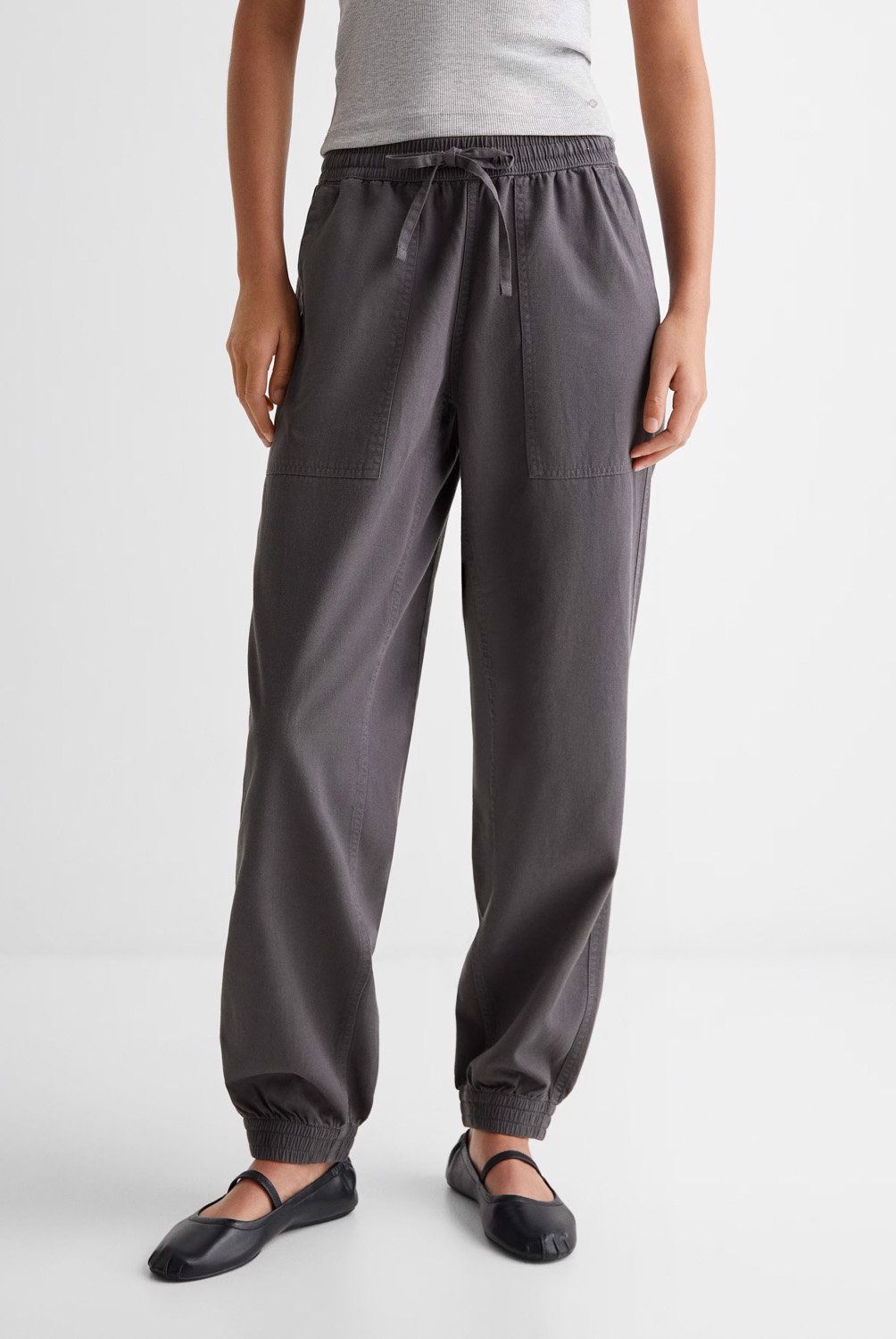 MANGO TEEN - Pantalón Jogger Algodón Mujer Mango Teen