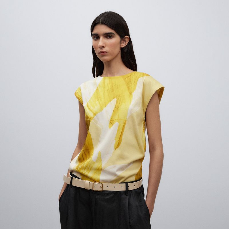 ADOLFO DOMINGUEZ - Polera Mujer Adolfo Dominguez