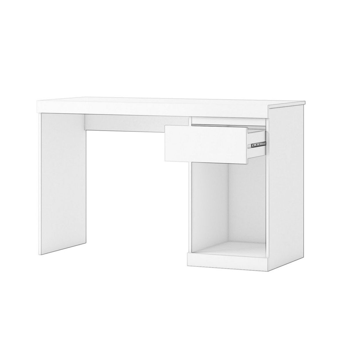 SPAZZIO - Escritorio Boro 120X75 Cm Spazzio