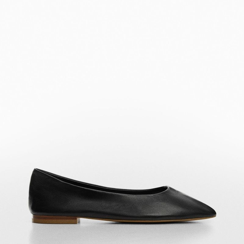 MANGO - Zapato Casual Mujer Negro Mango