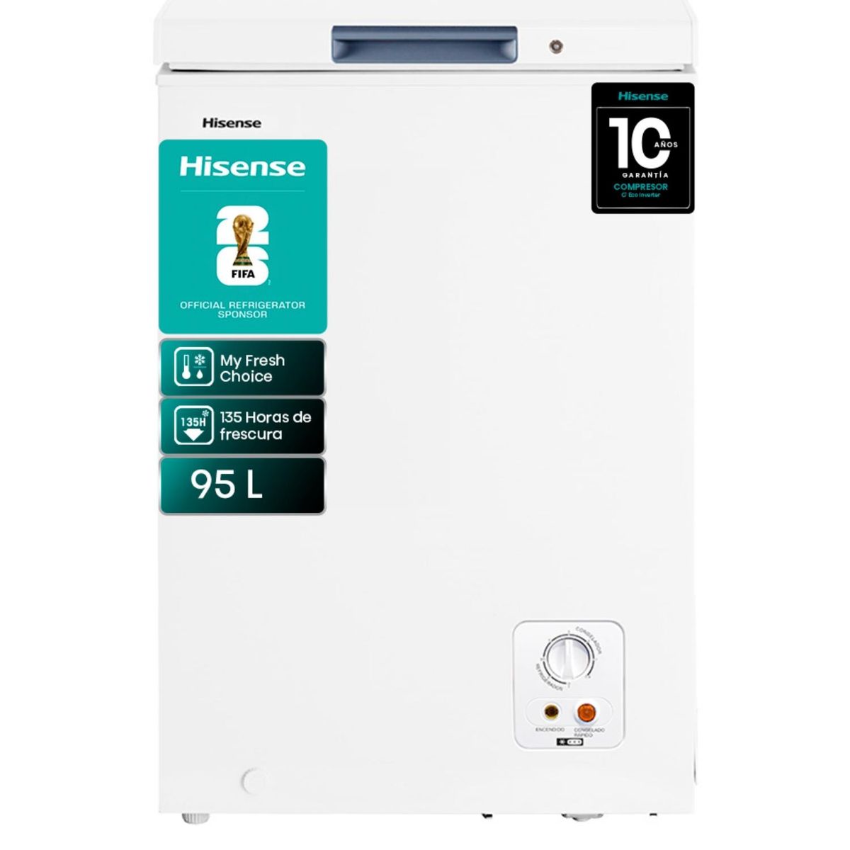 HISENSE - Freezer Horizontal 95 Litros FT125D4AW1 Hisense