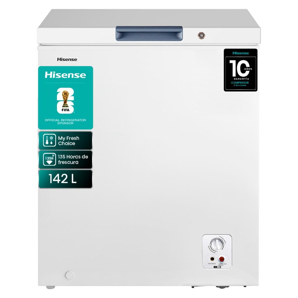 HISENSE - Freezer Horizontal 142 Litros FC184D4AW1 Hisense