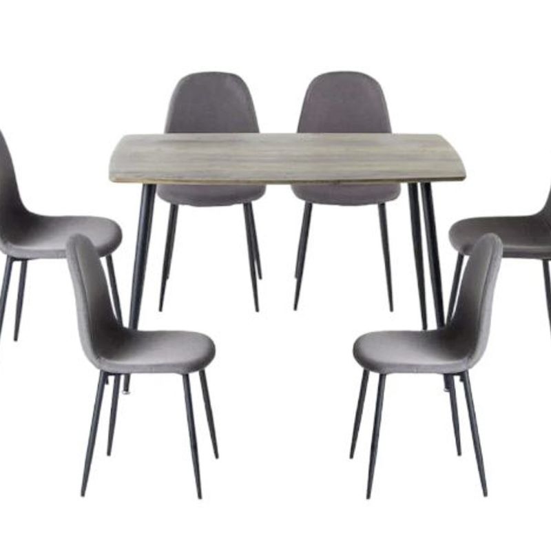 SPAZZIO - Juego De Comedor Sidney 6 Puestos Spazzio
