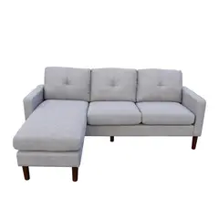 SPAZZIO - Sofá Chaise Longues Izquierdo Tela Apolo