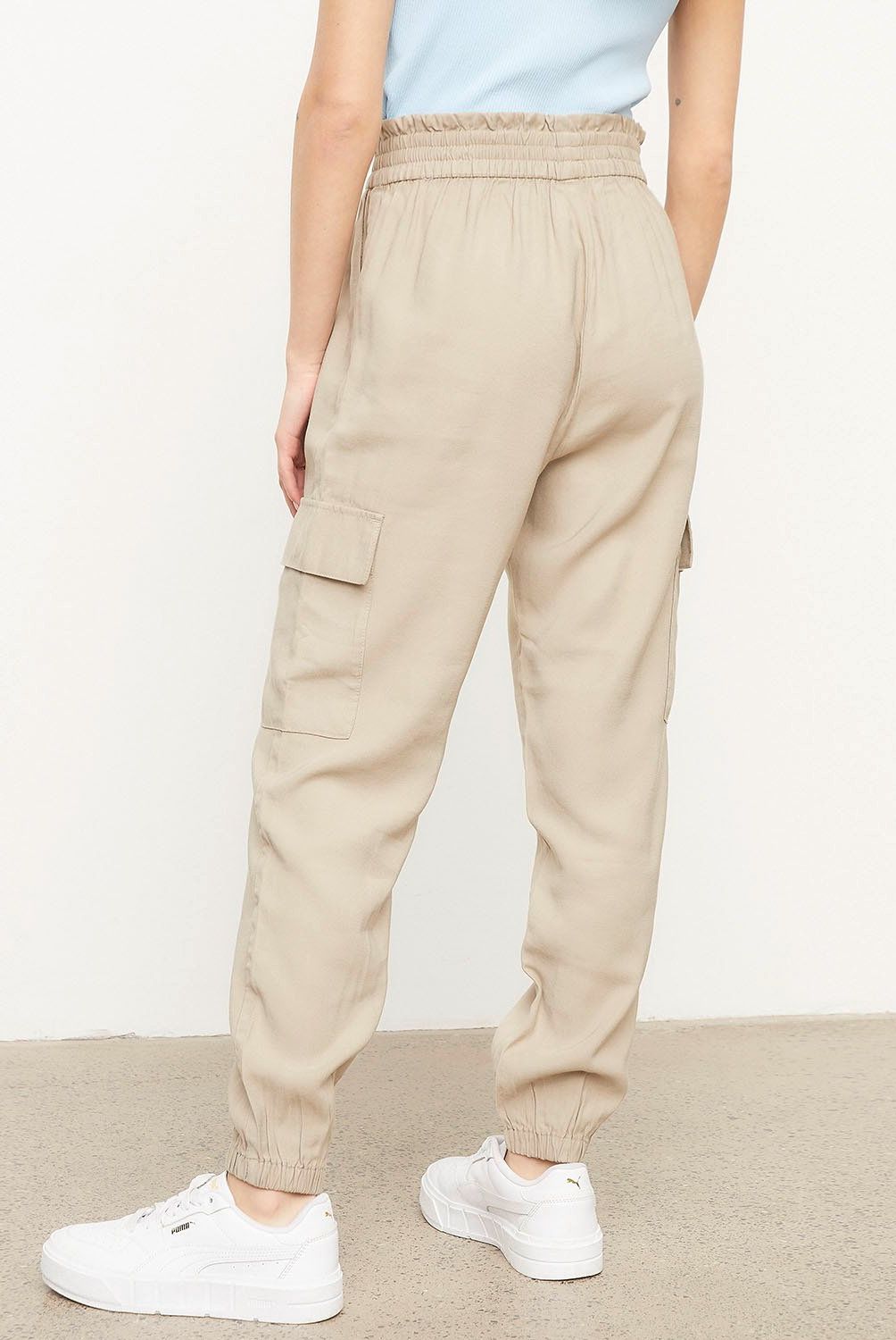 ONLY - Pantalón Lino Mujer Only