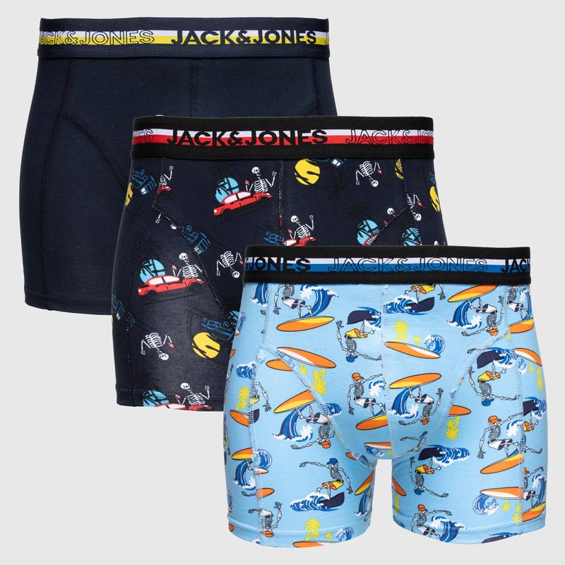 JACK&JONES - Pack Boxer Hombre Jack&Jones